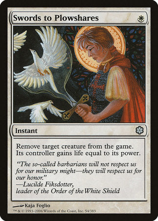 Swords to Plowshares [Coldsnap Theme Decks] | Good Games Cannington