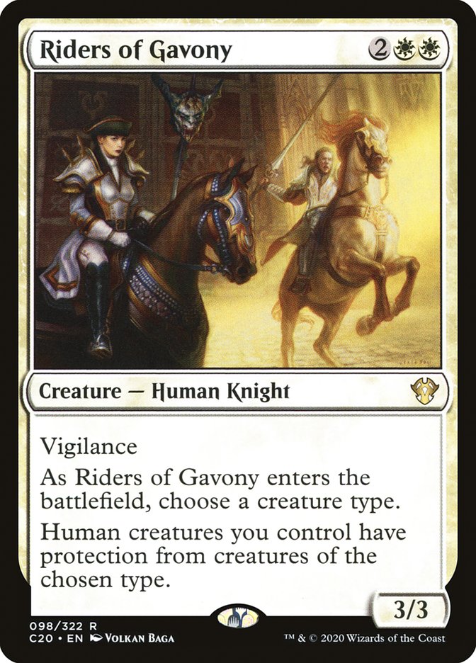 Riders of Gavony [Commander 2020] | Good Games Cannington