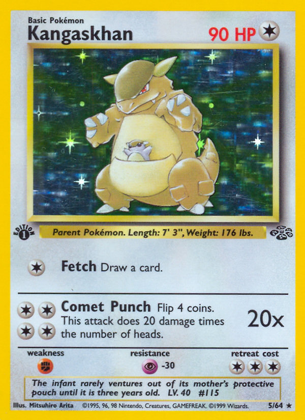 Kangaskhan (5/64) [Jungle 1st Edition] | Good Games Cannington