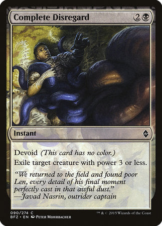 Complete Disregard [Battle for Zendikar] | Good Games Cannington