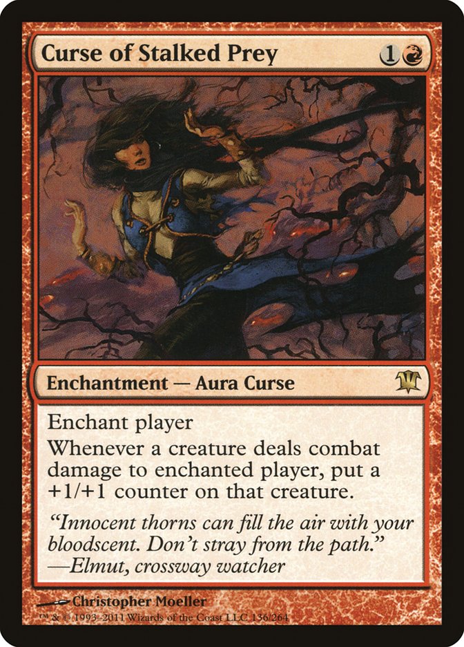 Curse of Stalked Prey [Innistrad] | Good Games Cannington