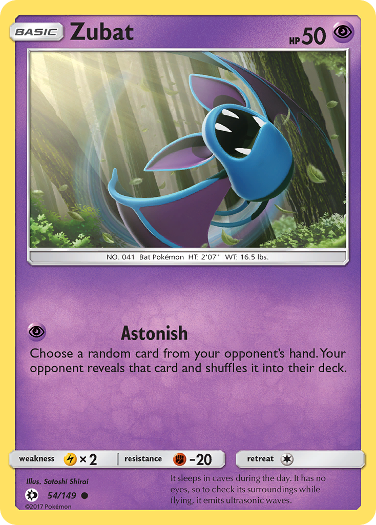 Zubat (54/149) [Sun & Moon: Base Set] | Good Games Cannington
