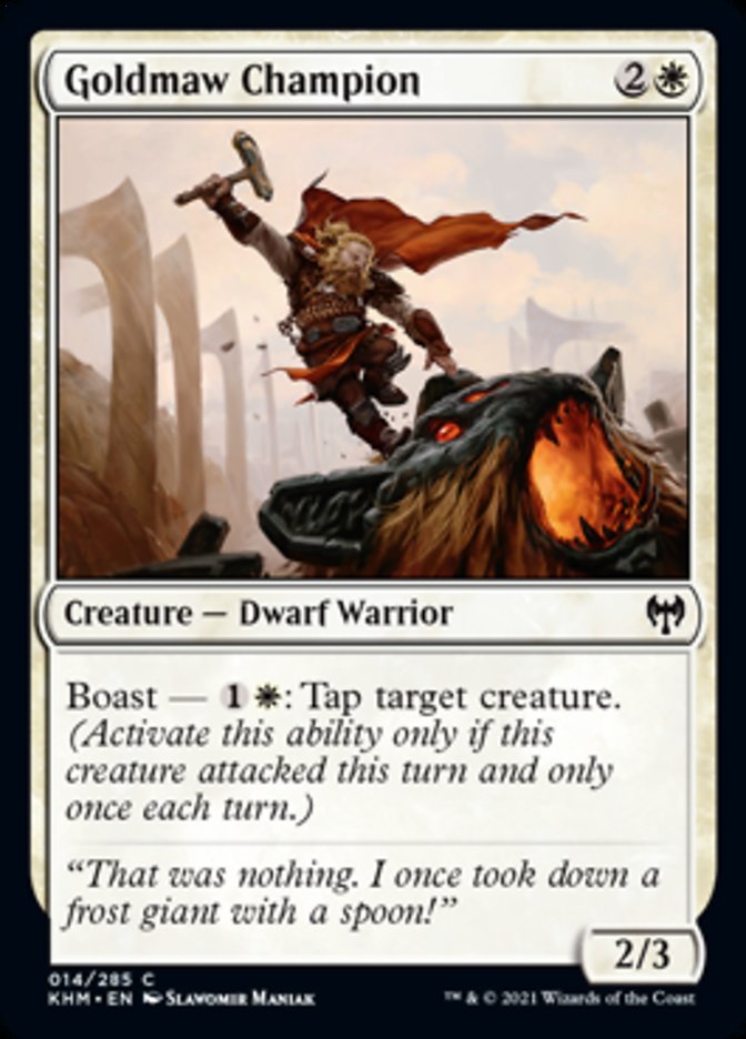 Goldmaw Champion [Kaldheim] | Good Games Cannington