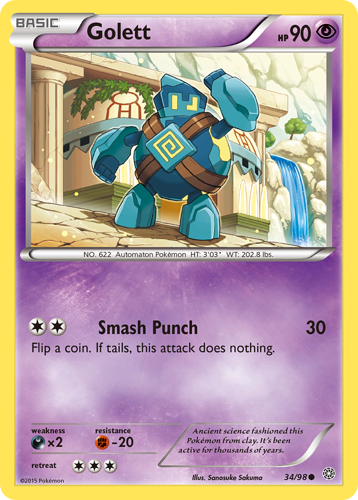 Golett (34/98) [XY: Ancient Origins] | Good Games Cannington