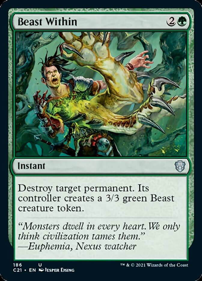 Beast Within [Commander 2021] | Good Games Cannington
