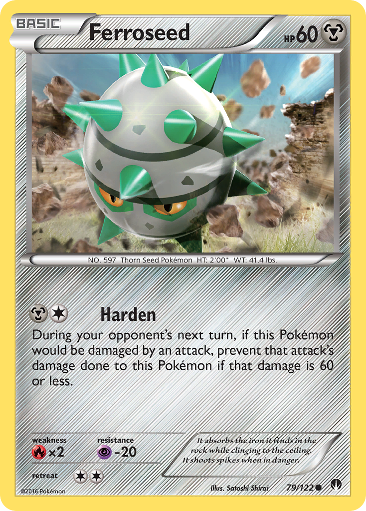 Ferroseed (79/122) [XY: BREAKpoint] | Good Games Cannington
