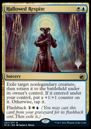 Hallowed Respite (Promo Pack) [Innistrad: Midnight Hunt Promos] | Good Games Cannington