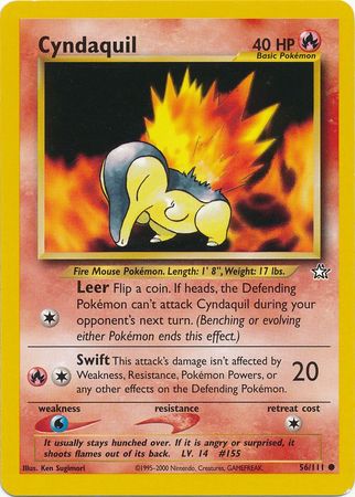 Cyndaquil (56/111) [Neo Genesis Unlimited] | Good Games Cannington