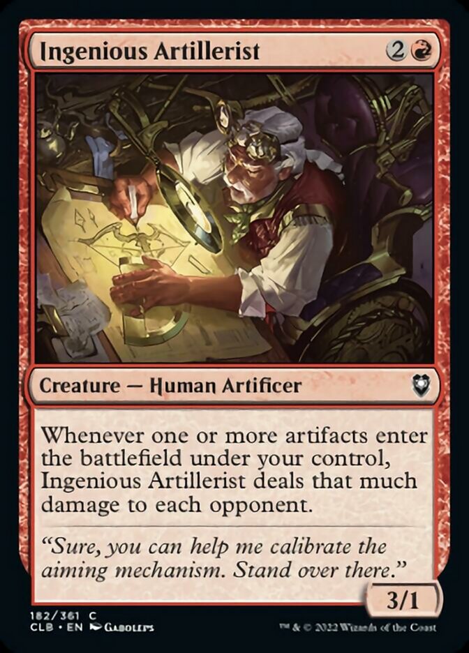 Ingenious Artillerist [Commander Legends: Battle for Baldur's Gate] | Good Games Cannington