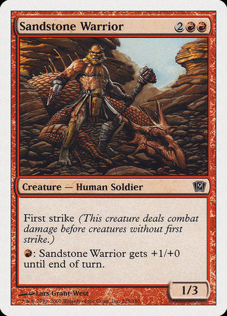 Sandstone Warrior [Ninth Edition] | Good Games Cannington