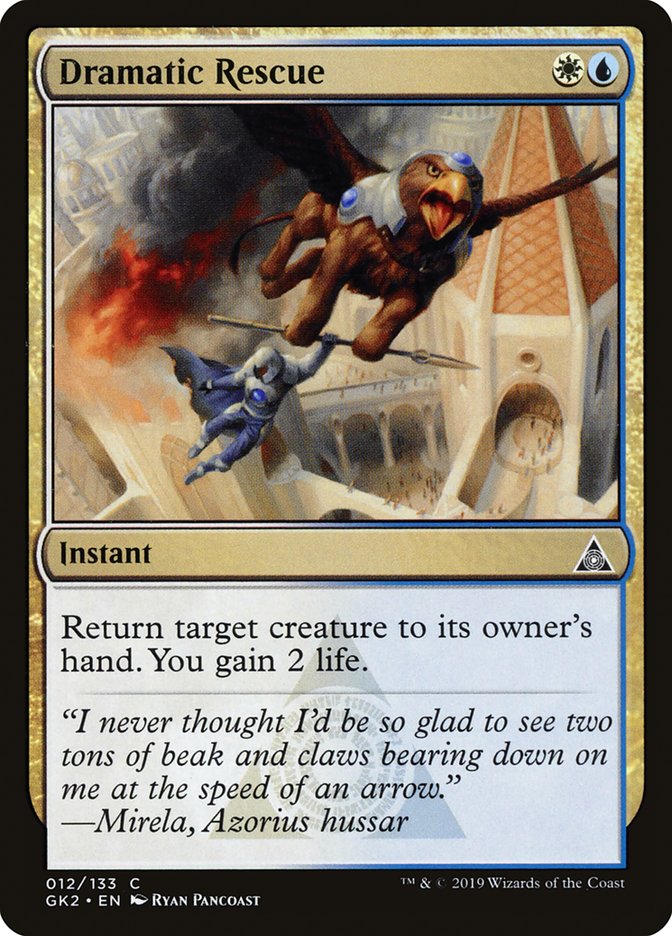 Dramatic Rescue [Ravnica Allegiance Guild Kit] | Good Games Cannington