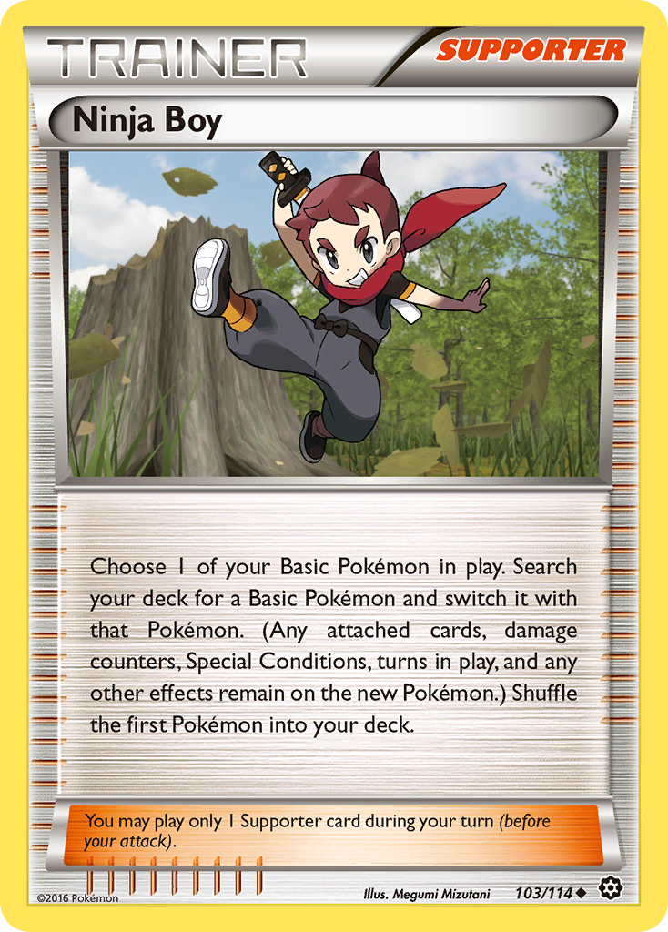 Ninja Boy (103/114) [XY: Steam Siege] | Good Games Cannington