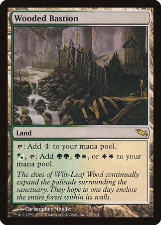 Wooded Bastion [Shadowmoor] | Good Games Cannington