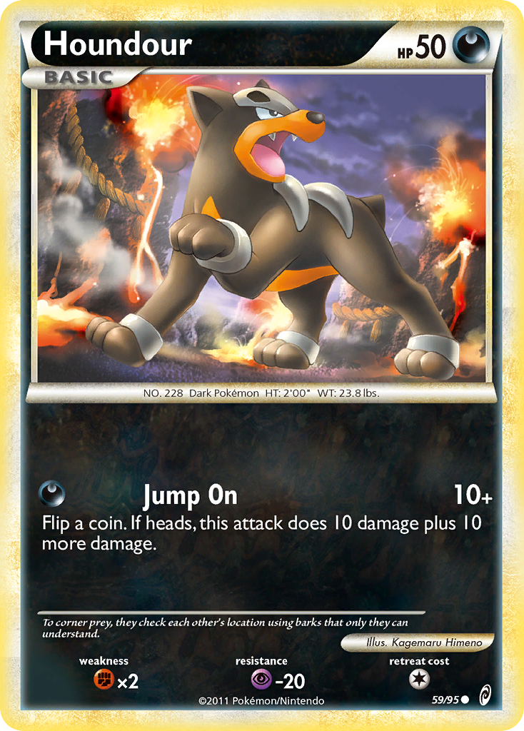 Houndour (59/95) [HeartGold & SoulSilver: Call of Legends] | Good Games Cannington
