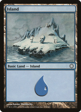 Island (374) [Coldsnap Theme Decks] | Good Games Cannington