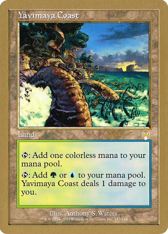 Yavimaya Coast (Sim Han How) [World Championship Decks 2002] | Good Games Cannington