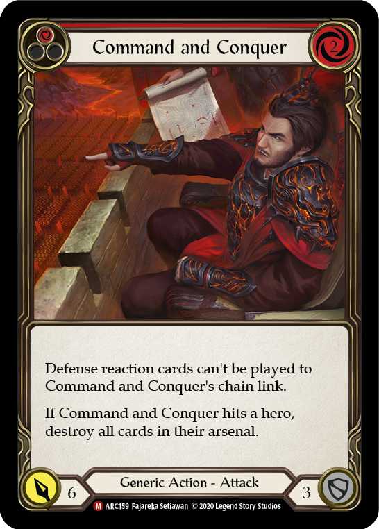 Command and Conquer [ARC159] Unlimited Rainbow Foil | Good Games Cannington