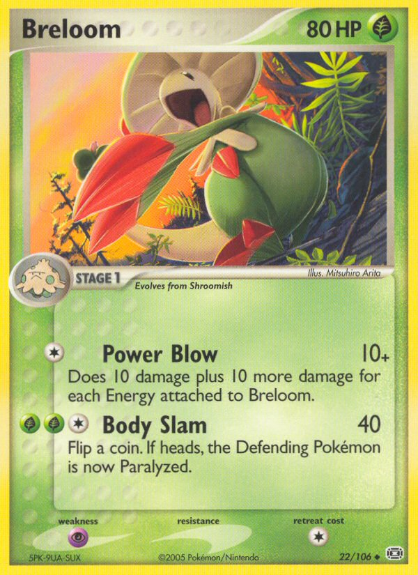 Breloom (22/106) [EX: Emerald] | Good Games Cannington