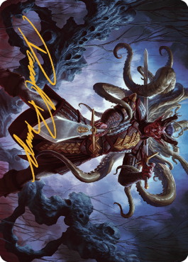 Zevlor, Elturel Exile Art Card (42) (Gold-Stamped Signature) [Commander Legends: Battle for Baldur's Gate Art Series] | Good Games Cannington