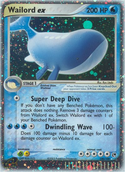 Wailord ex (100/100) [EX: Sandstorm] | Good Games Cannington