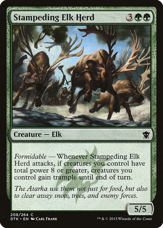 Stampeding Elk Herd [Dragons of Tarkir] | Good Games Cannington