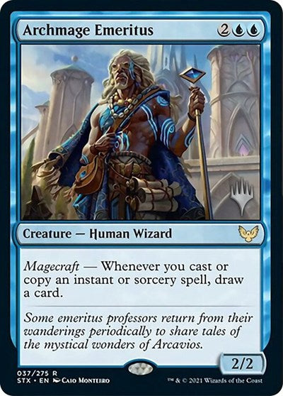 Archmage Emeritus (Promo Pack) [Strixhaven: School of Mages Promos] | Good Games Cannington