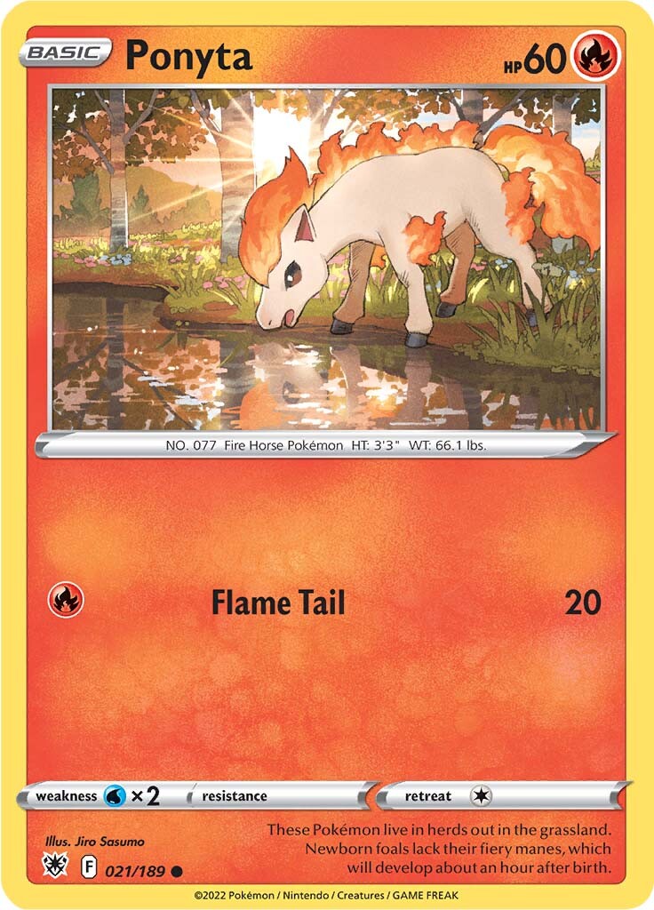 Ponyta (021/189) [Sword & Shield: Astral Radiance] | Good Games Cannington