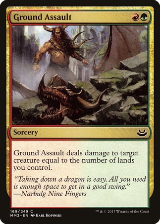 Ground Assault [Modern Masters 2017] | Good Games Cannington