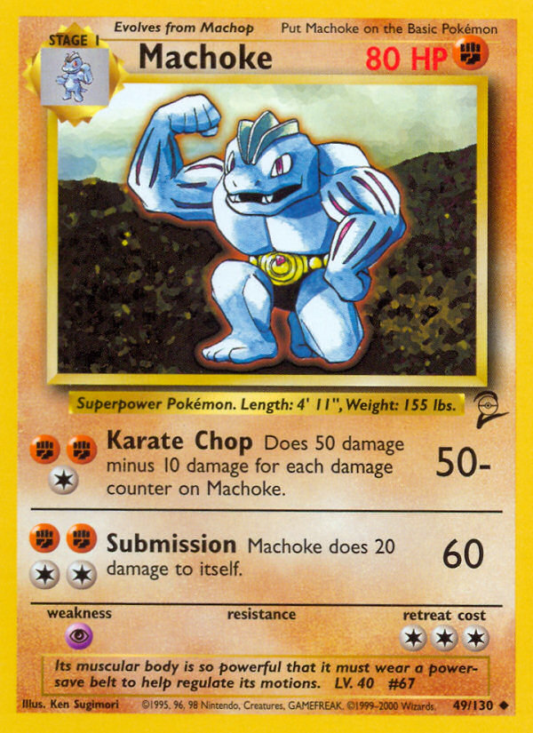 Machoke (49/130) [Base Set 2] | Good Games Cannington