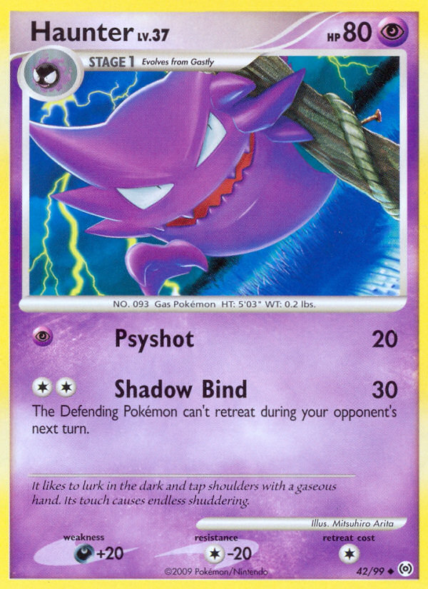 Haunter (42/99) [Platinum: Arceus] | Good Games Cannington