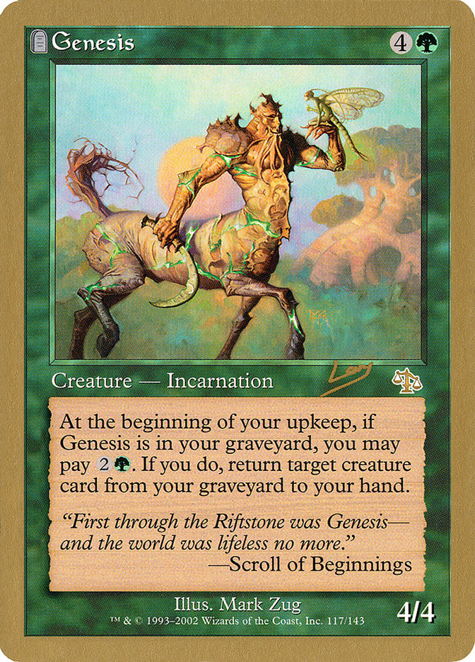 Genesis (Raphael Levy) [World Championship Decks 2002] | Good Games Cannington
