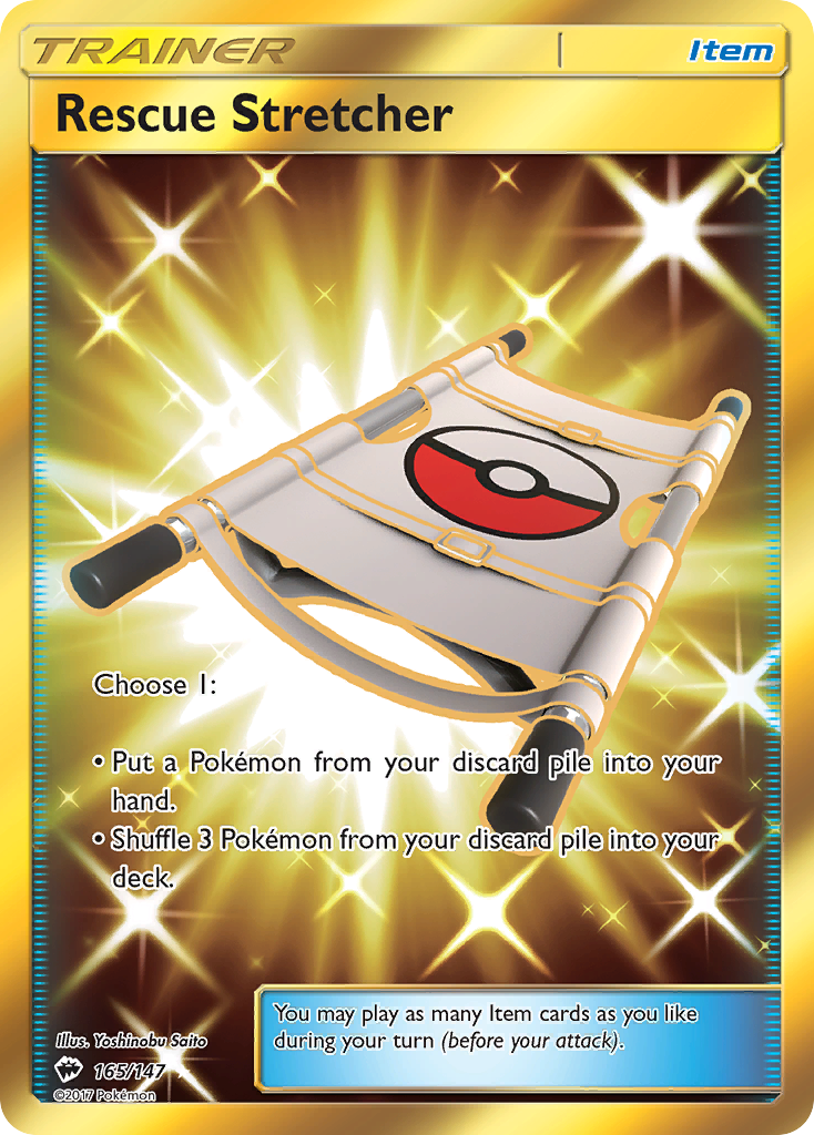 Rescue Stretcher (165/147) [Sun & Moon: Burning Shadows] | Good Games Cannington