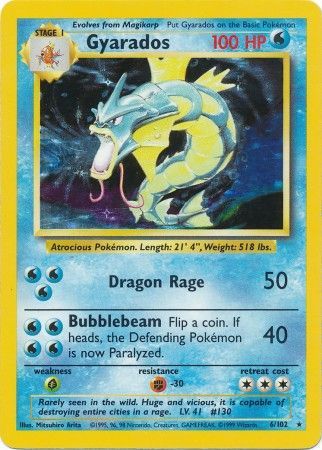 Gyarados (6/102) [Base Set Unlimited] | Good Games Cannington