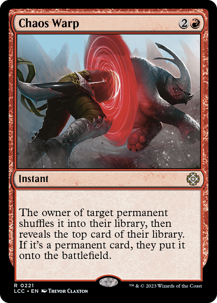 Chaos Warp [The Lost Caverns of Ixalan Commander] | Good Games Cannington