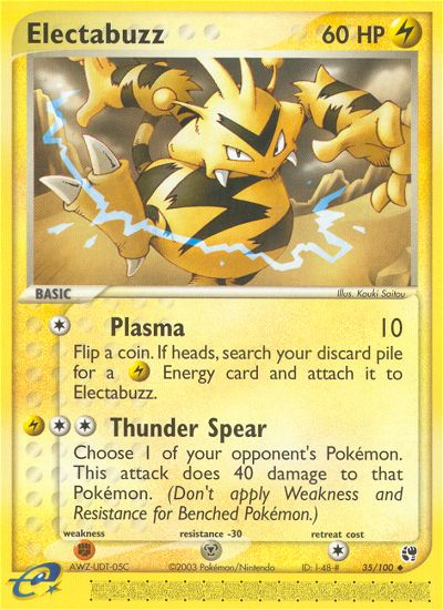 Electabuzz (35/100) [EX: Sandstorm] | Good Games Cannington