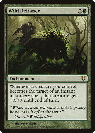 Wild Defiance [Avacyn Restored] | Good Games Cannington
