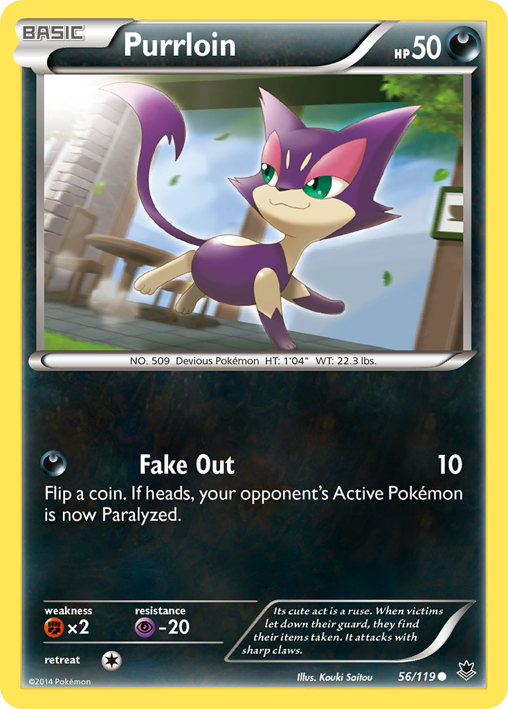 Purrloin (56/119) [XY: Phantom Forces] | Good Games Cannington