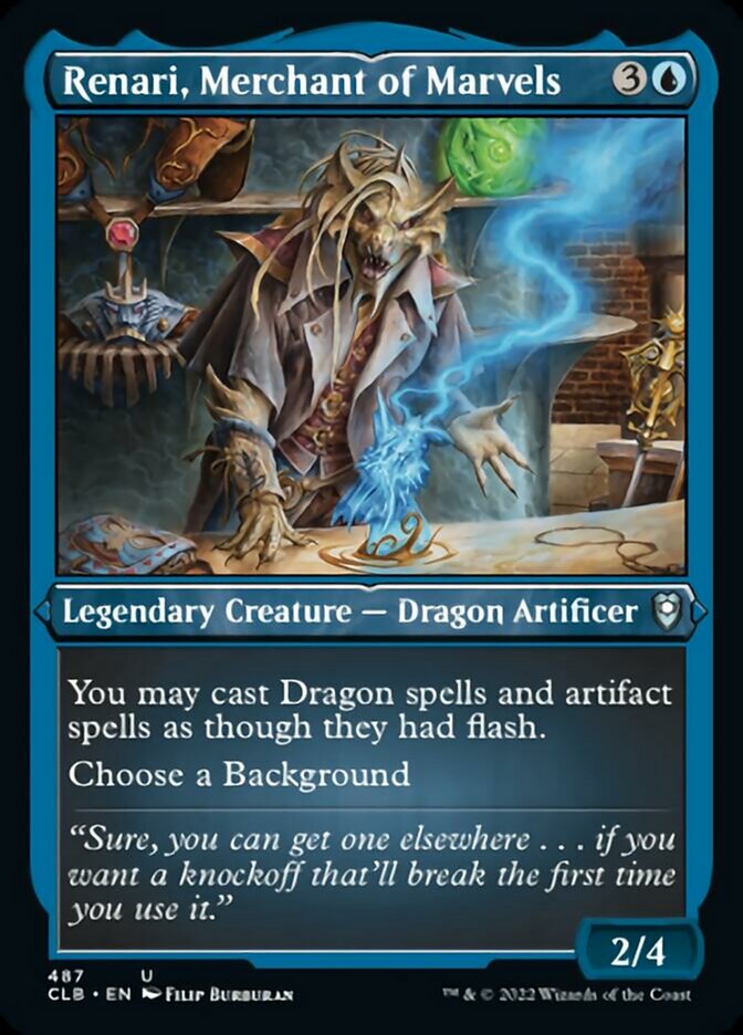 Renari, Merchant of Marvels (Foil Etched) [Commander Legends: Battle for Baldur's Gate] | Good Games Cannington