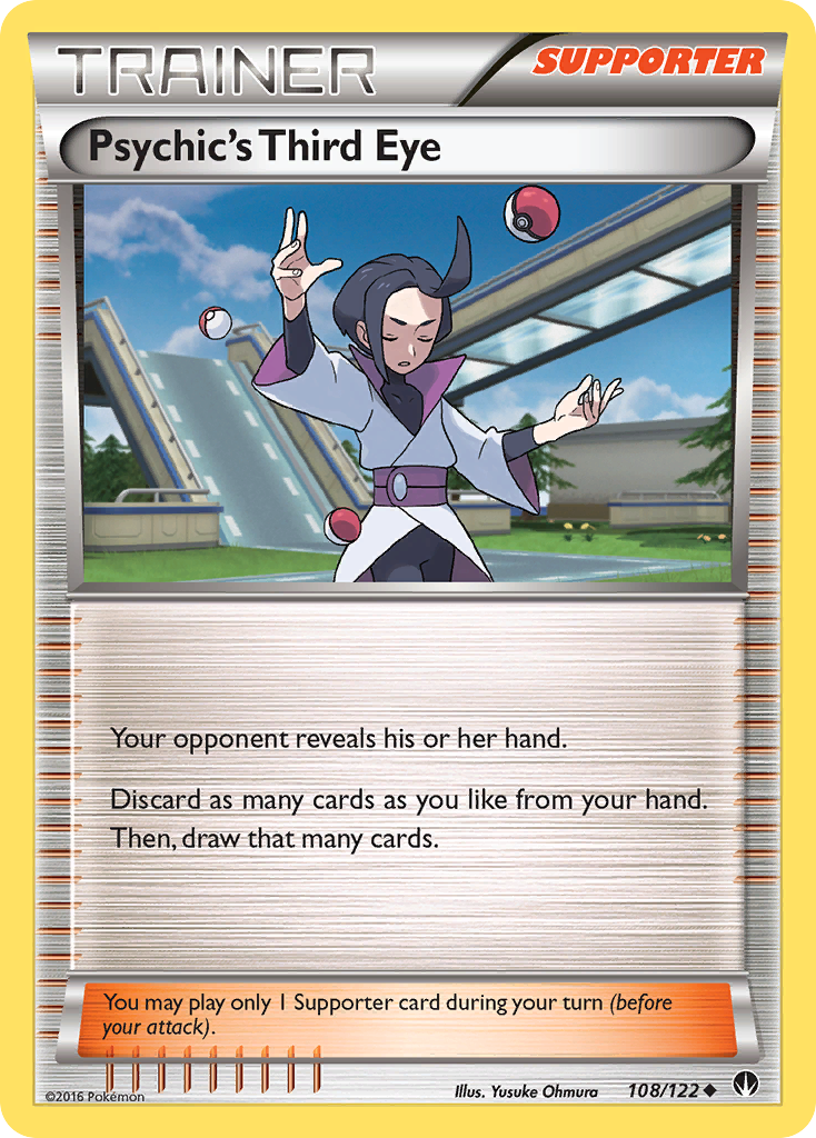 Psychic's Third Eye (108/122) [XY: BREAKpoint] | Good Games Cannington