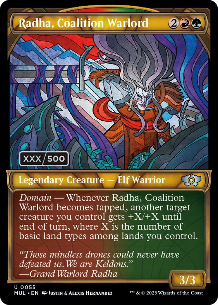 Radha, Coalition Warlord (Serialized) [Multiverse Legends] | Good Games Cannington
