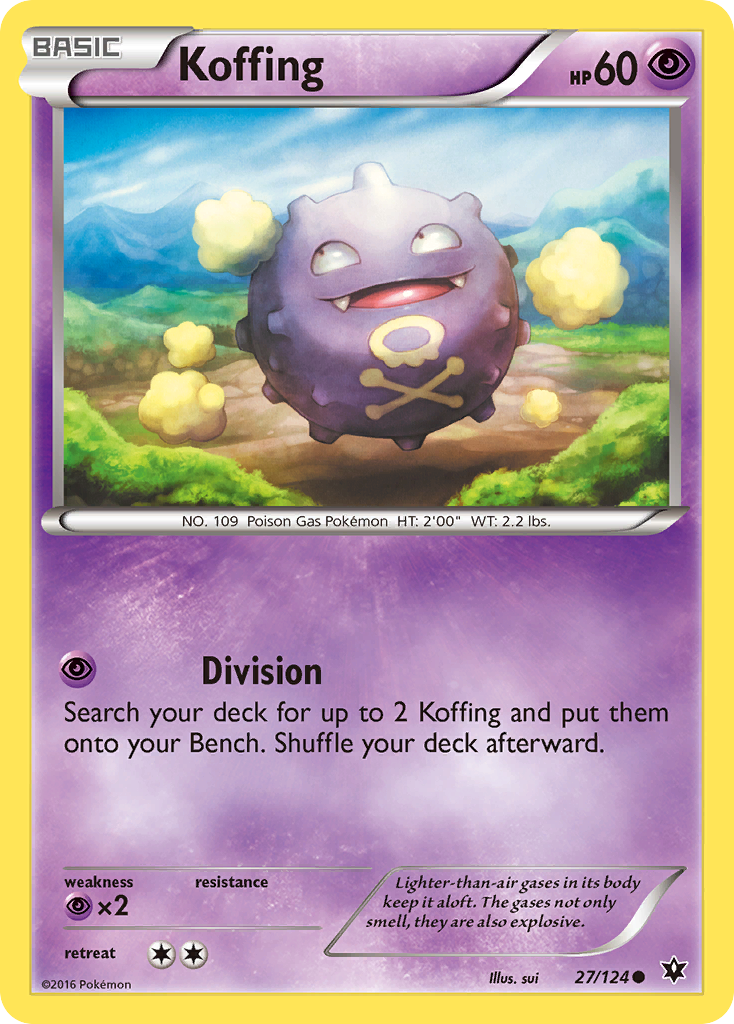 Koffing (27/124) [XY: Fates Collide] | Good Games Cannington