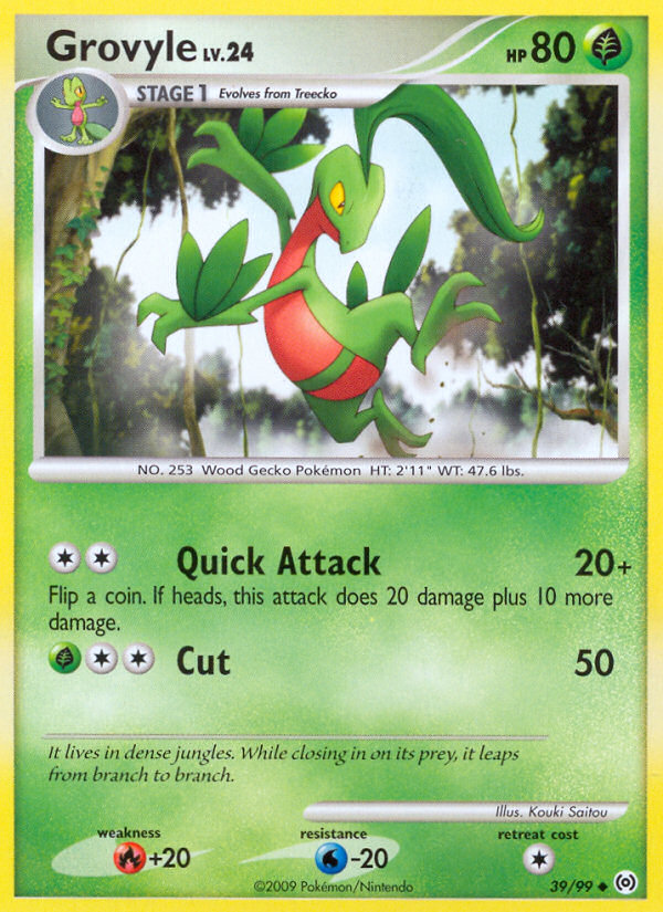 Grovyle (39/99) [Platinum: Arceus] | Good Games Cannington