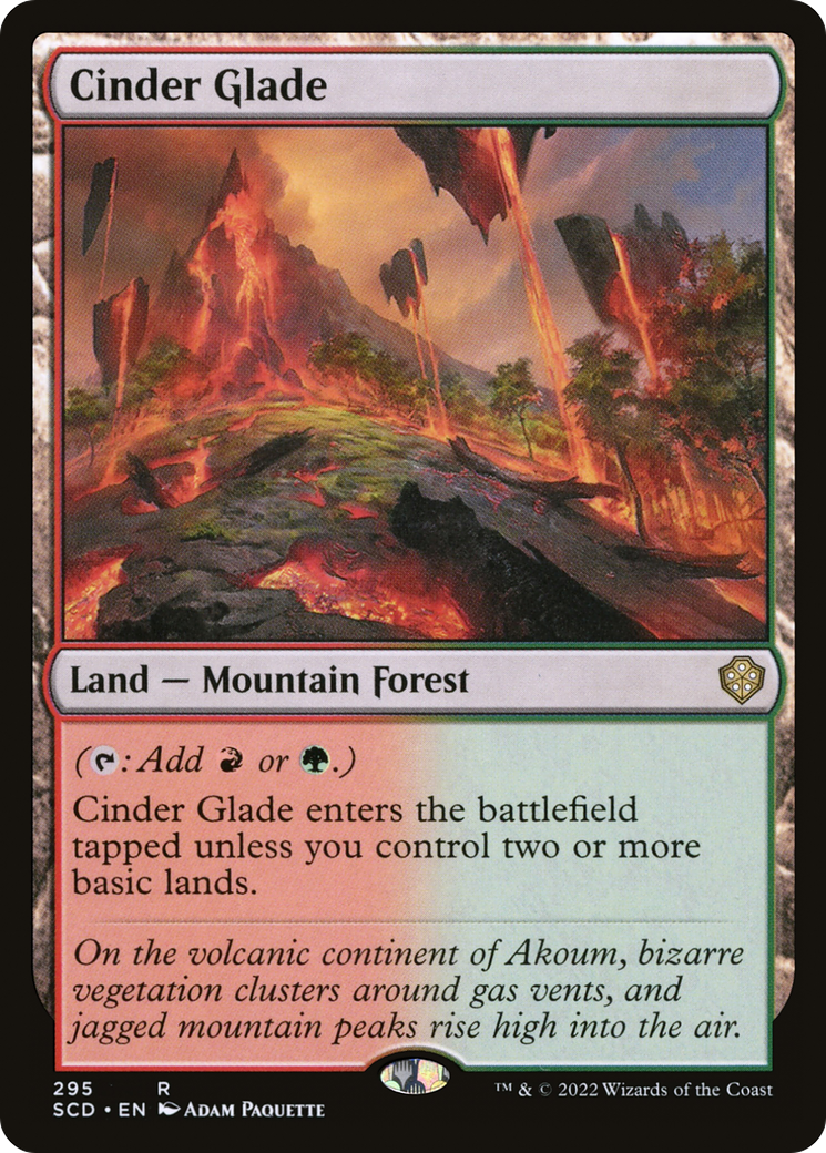 Cinder Glade [Starter Commander Decks] | Good Games Cannington