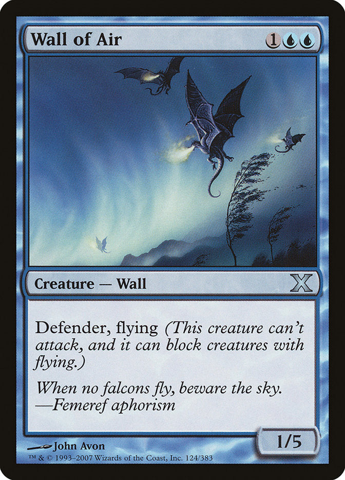 Wall of Air [Tenth Edition] | Good Games Cannington