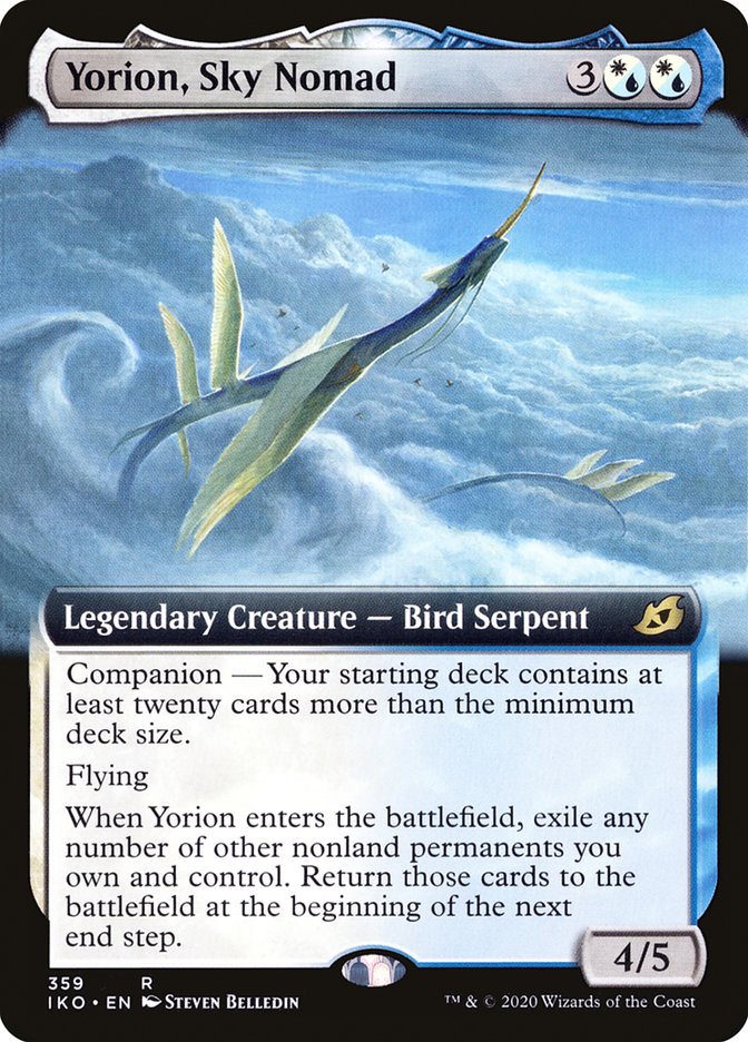 Yorion, Sky Nomad (Extended Art) [Ikoria: Lair of Behemoths] | Good Games Cannington
