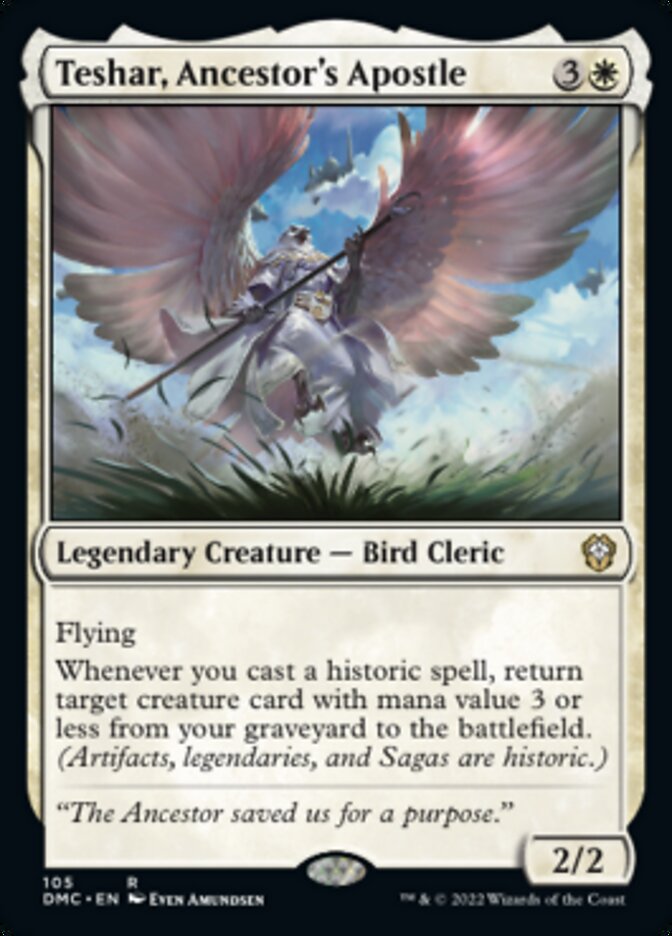 Teshar, Ancestor's Apostle [Dominaria United Commander] | Good Games Cannington