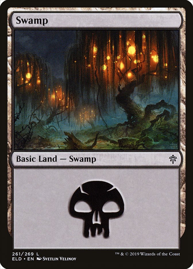 Swamp (261) [Throne of Eldraine] | Good Games Cannington
