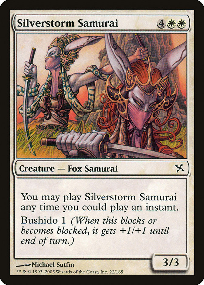 Silverstorm Samurai [Betrayers of Kamigawa] | Good Games Cannington