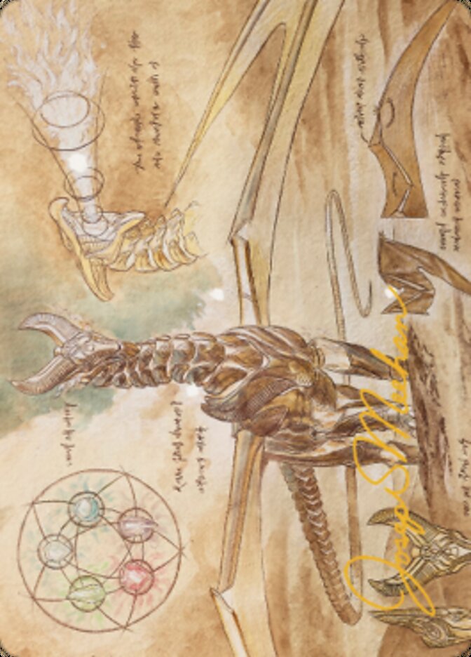 Ramos, Dragon Engine Art Card (Gold-Stamped Signature) [The Brothers' War Art Series] | Good Games Cannington