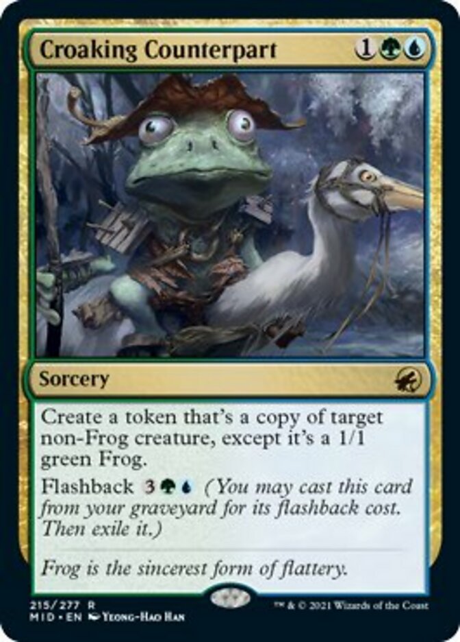 Croaking Counterpart [Innistrad: Midnight Hunt] | Good Games Cannington